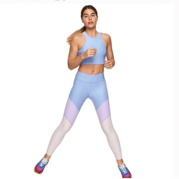 NEW Outdoor Voices activewear bra and leggings set size small lilac/lavender - Picture 2 of 9